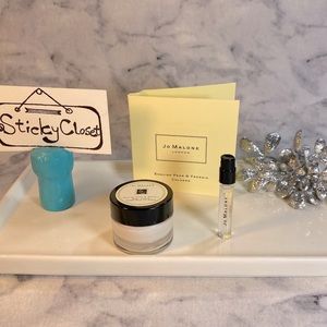 JO MALONE Set-English Pear&Freesia Sample Spray andBody Cream-1.5ml,15ml-2pc-NEW